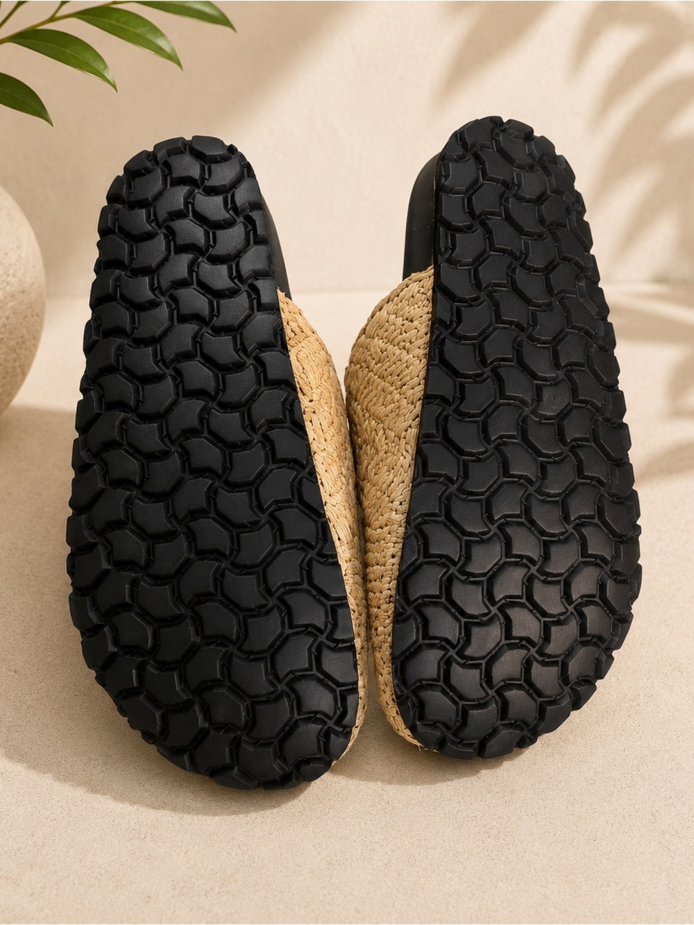 STAUD Dia Raffia Mule Size 35 NWOB Made in Portugal Woven Slides - Picture 10 of 11